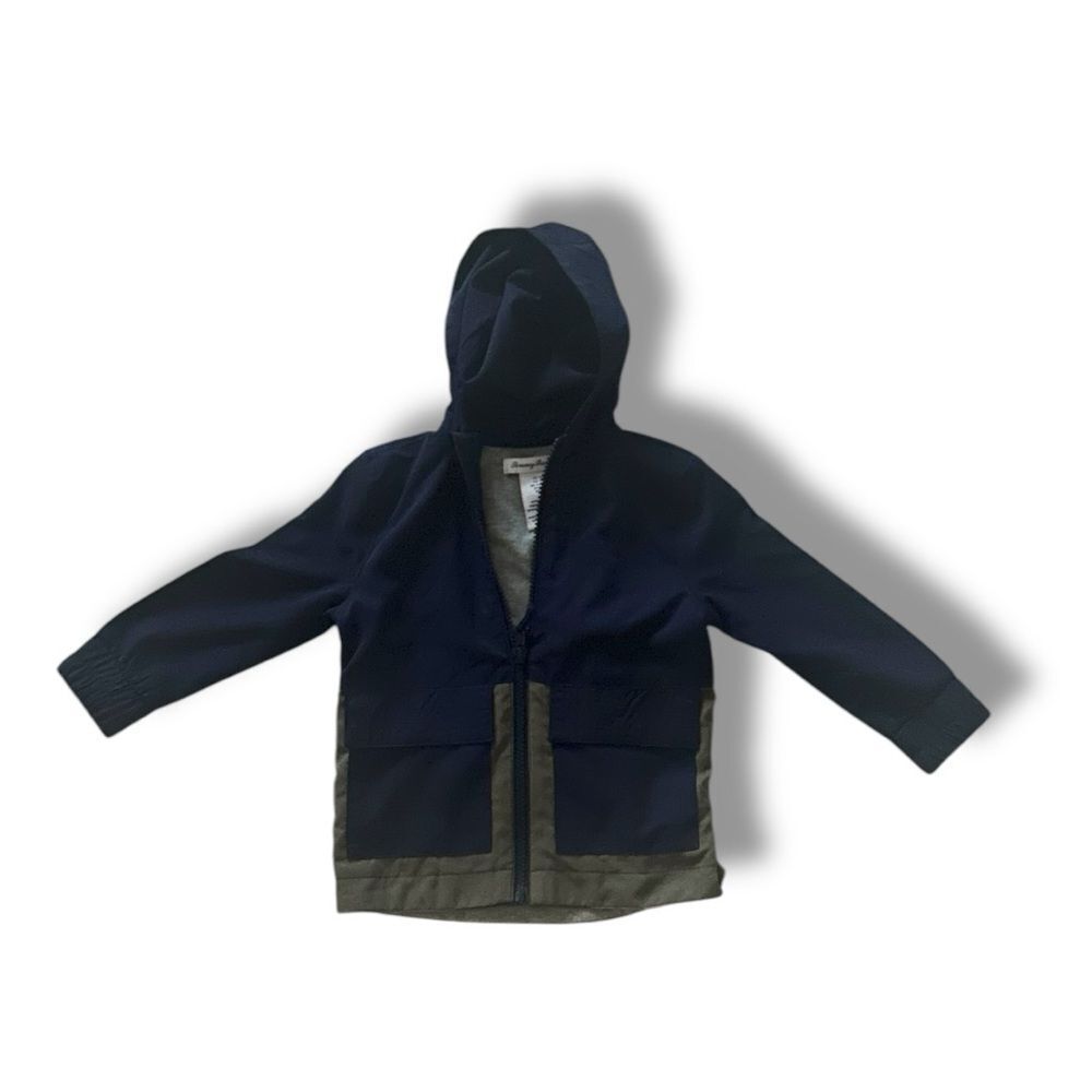 Tommy Bahama | EUC Navy Olive Hooded a Active Boys Windbreaker Jacket Size 18 Mo